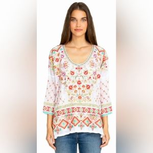 Johnny Was Sandra Blouse, Size XS